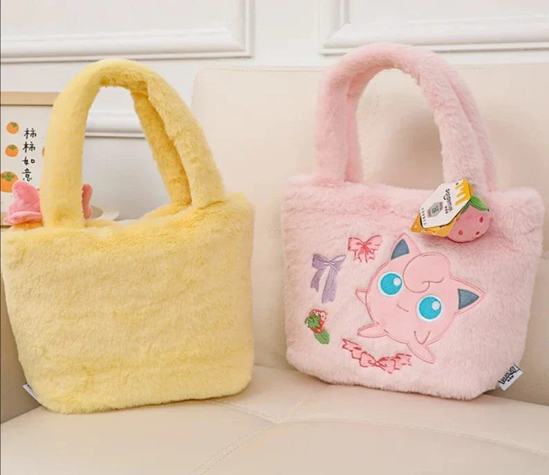 Sacs à Main en Peluche Pokémon 2en1 - Designs Amusants