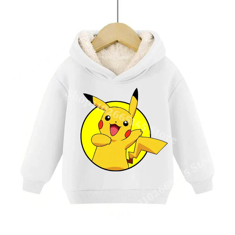 Pullies Hoodies Enfants Pokémon Douillets et Colorés