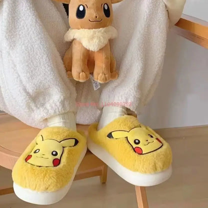 Chaussons Pokémon Évoli, Bisasam et Pikachu pour Enfants