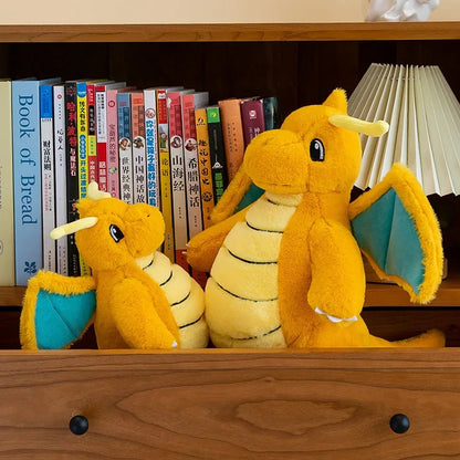 Dragoran Dragonite XXL 35/85 cm - Peluche Câline et Magique