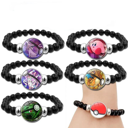 Bracelet Élégant Pokémon avec Charm Mew Éclatant