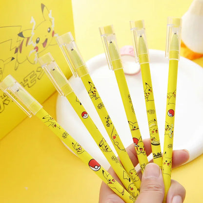 Stylos Pikachu Noir 0,5 mm - Pack de 12