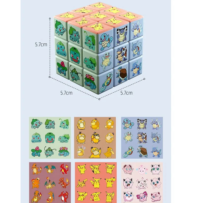 Cube Magique Pikachu - Casse-tête Pokémon Amusant