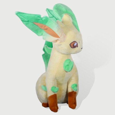 Leafeon Folipurba Pokémon Kuscheltier kuschelig, ca.  32cm