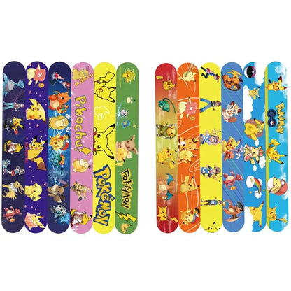 Bracelets Slap Pokémon pour Enfants - Lot de 3, 6 ou 12