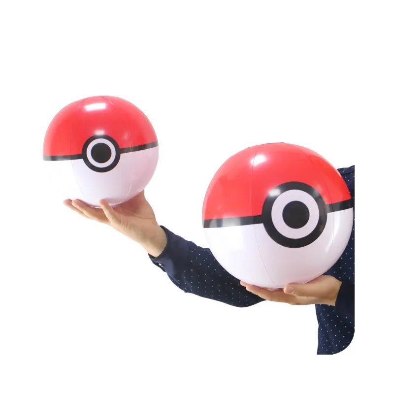 Ballon de Plage Gonflable Pokeball 30-40 cm - Amusement Garanti !