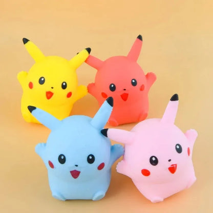 Pikachu Anti-Stress en Silicone - Multicolore