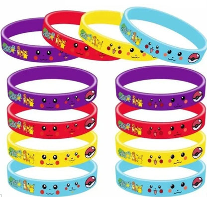 Bracelets Pikachu - Ensemble de 12 pour Petits Entraîneurs Pokémon