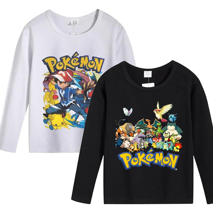 Pullover Pokémon Enfant - Noir ou Blanc