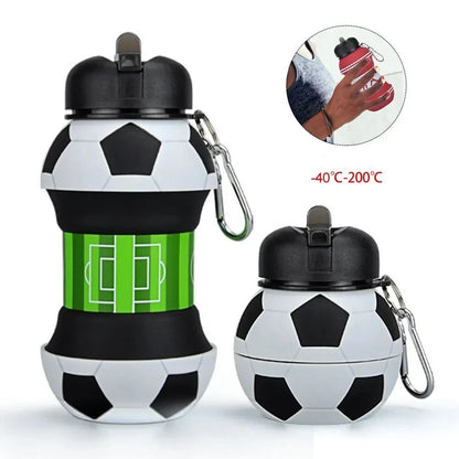 Gourde Sportive Compacte pour Enfants - Design Football, Basket et Tennis