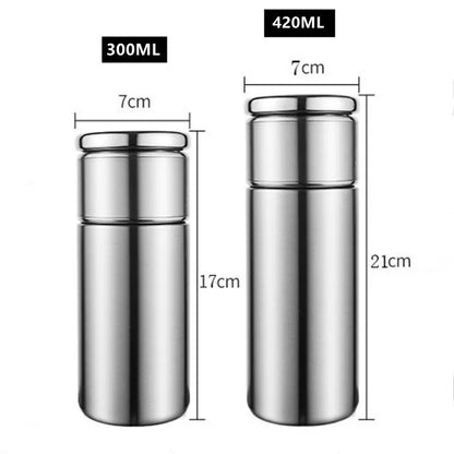 Gourde Thermos en Acier Inoxydable pour Infusion de Thé