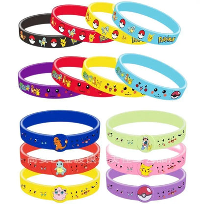 Bracelets Pikachu - Ensemble de 12 pour Petits Entraîneurs Pokémon