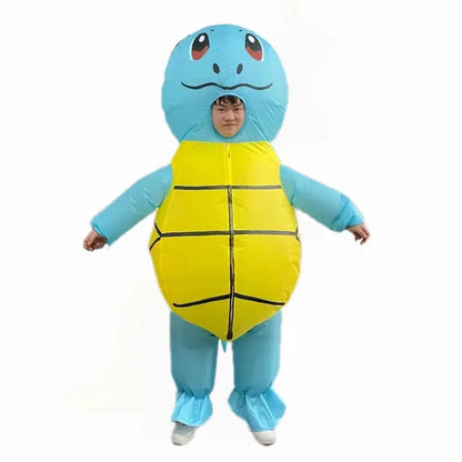 Costume Gonflable Schiggy Pokémon pour Événements Cosplay