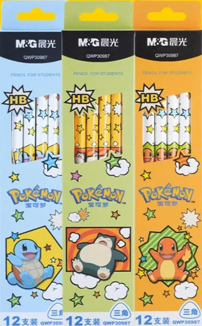 Set de 12 Crayons Pikachu pour Écrire avec Magie