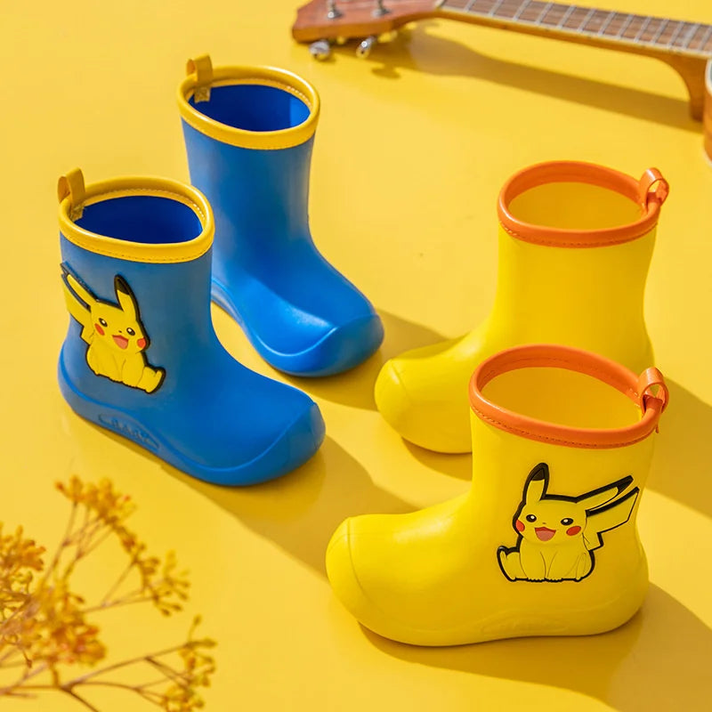 Kinder Gummistiefel mit Pikachu Pokemon Motiven