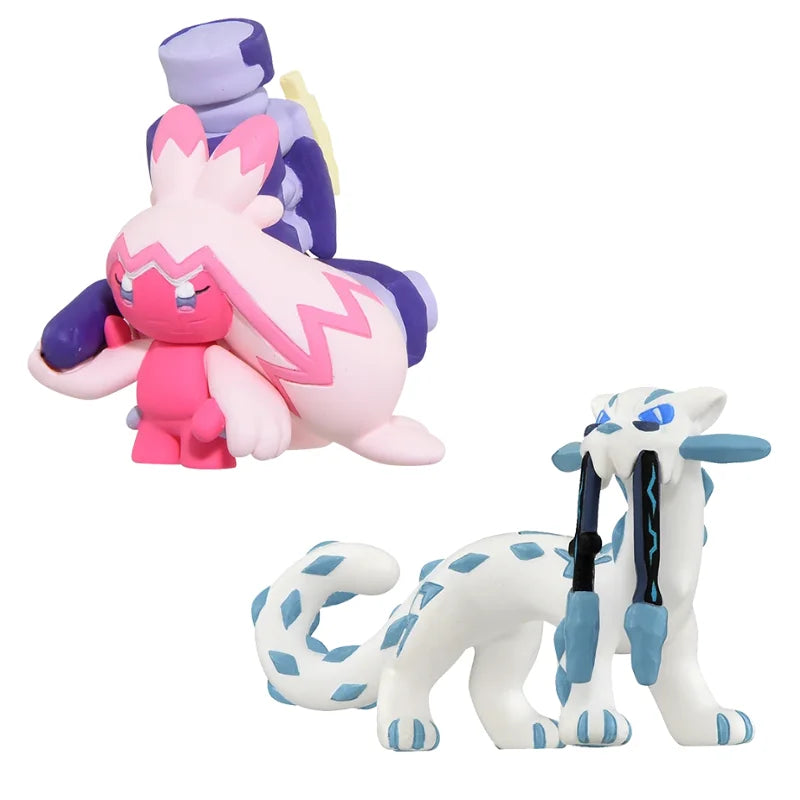 Figurines Baojian Chien-Pao et Granforgita Tinkaton en plastique robuste