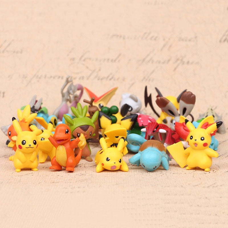 Collection de 24 Figurines Pokémon en PVC