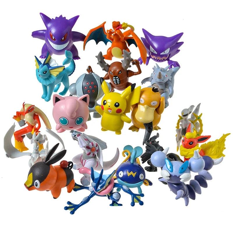 Lot de 20 Grandes Figurines Pokémon Collection 8-10 cm