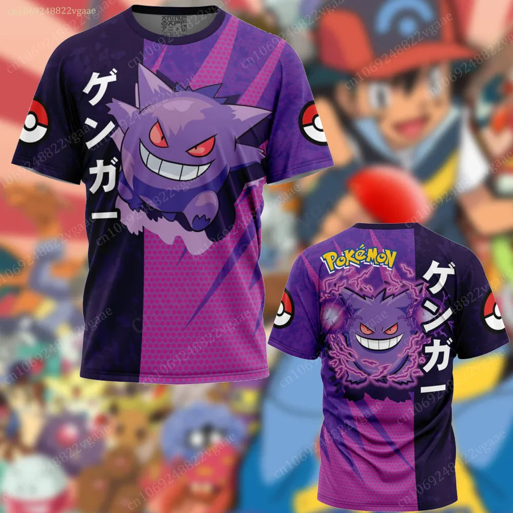 Stylishe Bunte Sommer T-Shirts Trikots mit vielen Pokemon Motiven