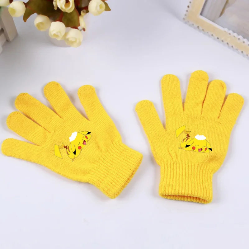 Gants d'Hiver Pikachu pour Enfants - Confort et Chaleur Adorables