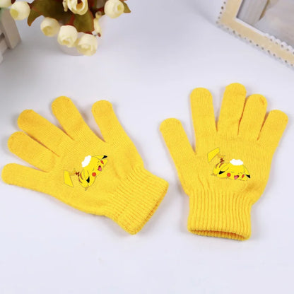 Gants d'Hiver Pikachu pour Enfants - Confort et Chaleur Adorables