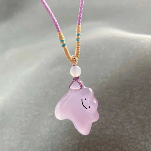 Collier Ditto Charmant pour Fans de Pokémon