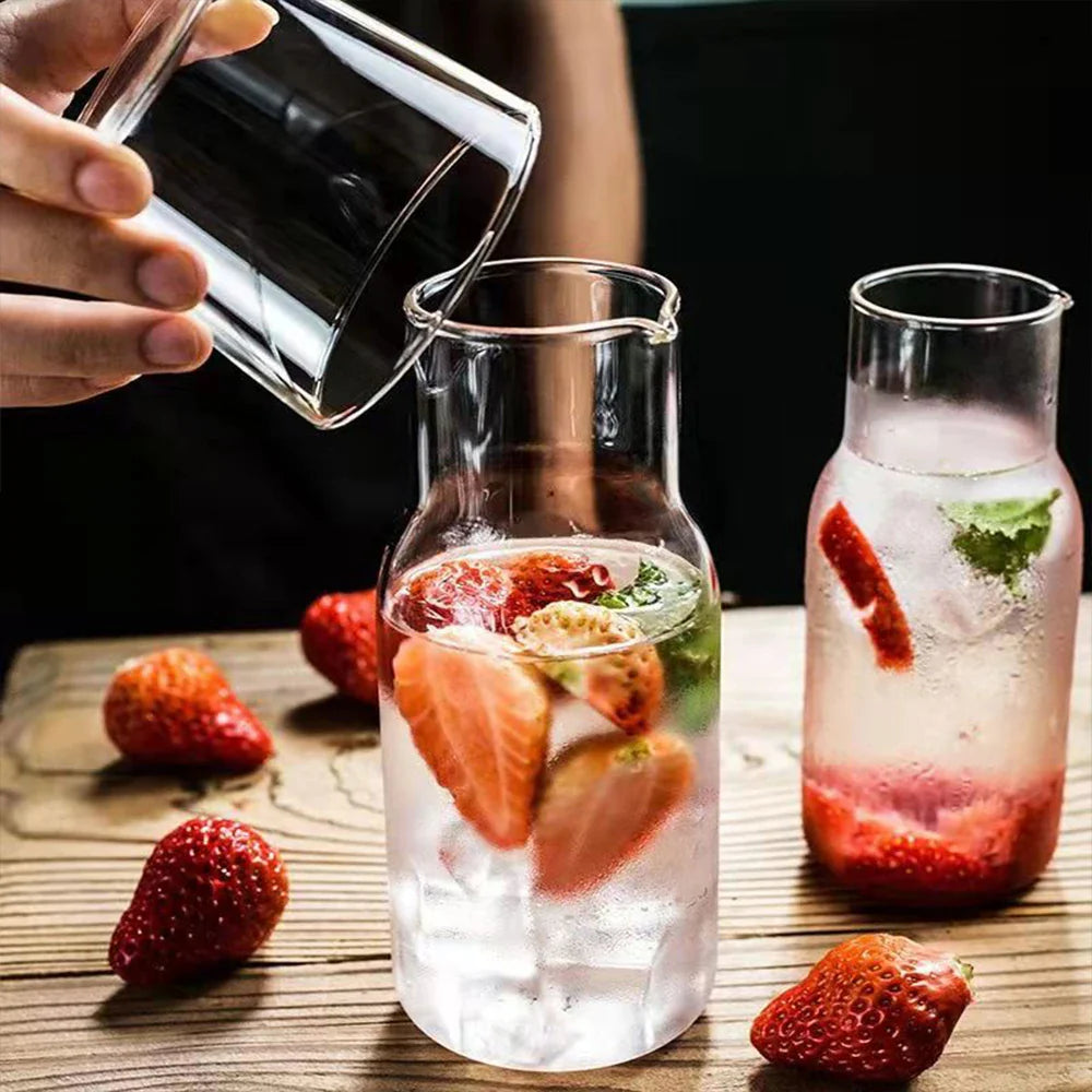 Gourde en Verre Épurée pour Infusions Élégantes