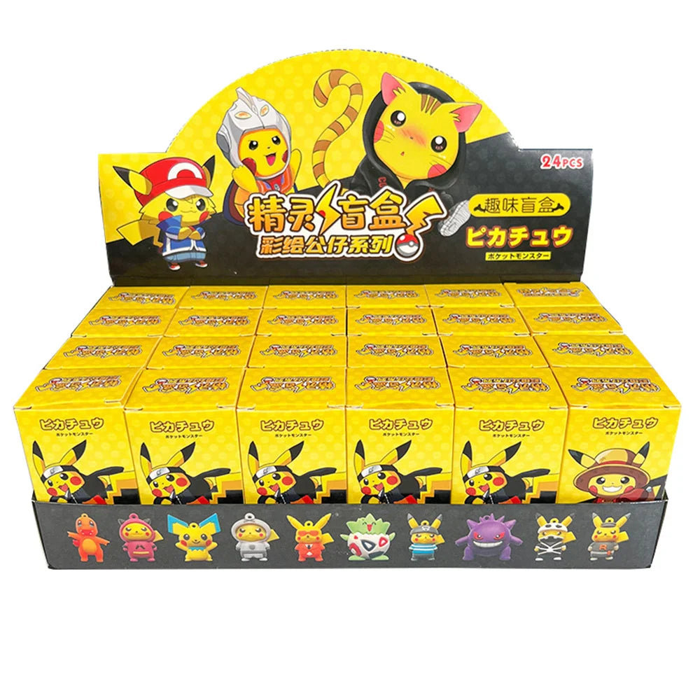 Porte-clés Pokémon - Set de 24 dans une boîte cadeau élégante