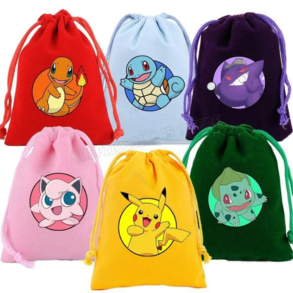 Sac en Toile Pokémon Tachen avec Cordon et Personnages Émérites