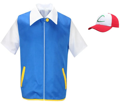 Costume complet Ash Ketchum pour cosplay et événements Pokémon