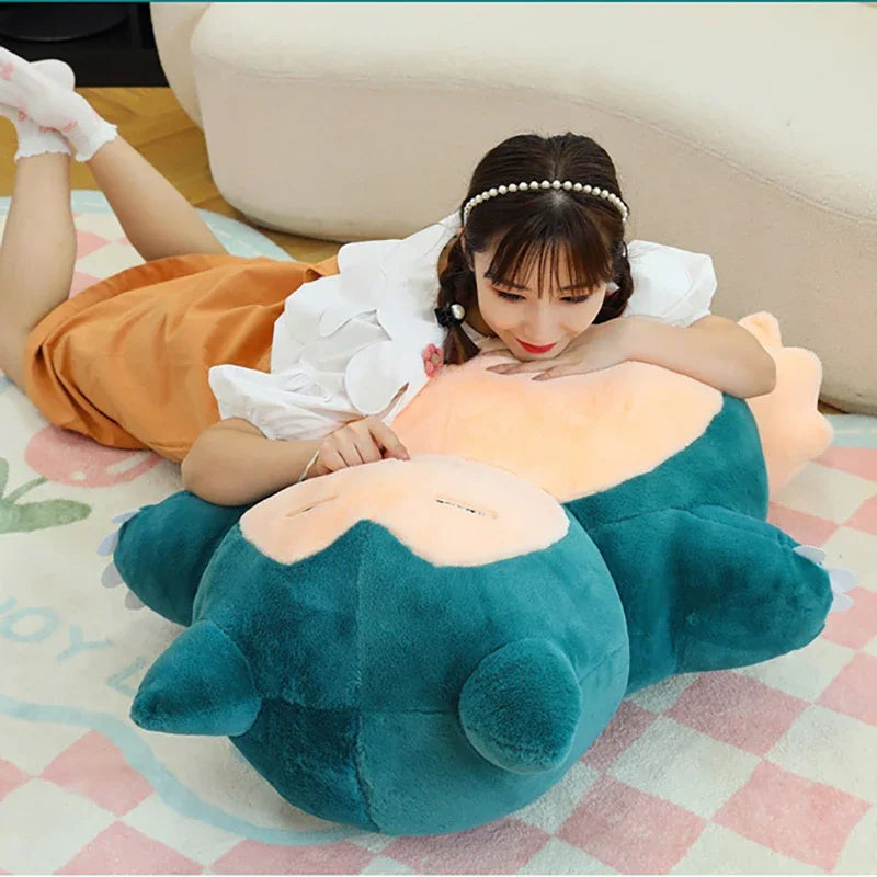 Doudou XXL Relaxo Snorlax Pokémon - Compagnon Câlin Parfait