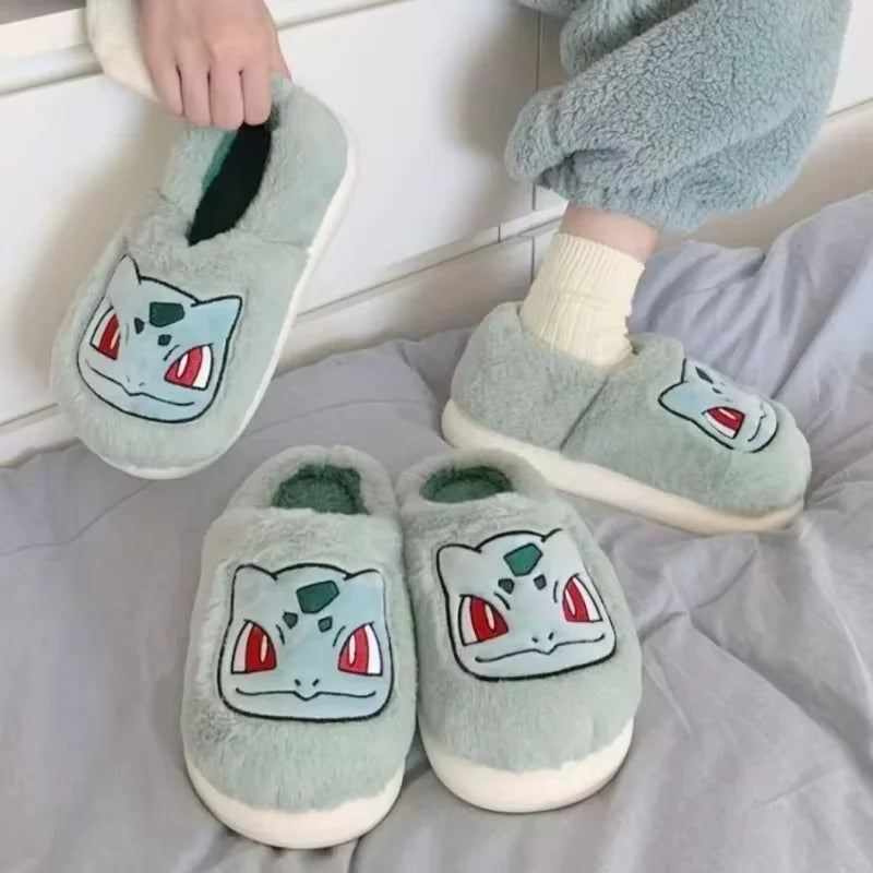 Chaussons Pokémon Évoli, Bisasam et Pikachu pour Enfants