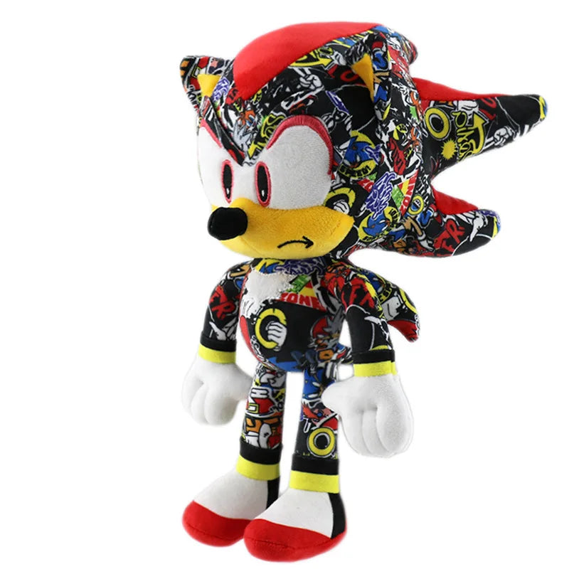 Peluche Sonic Shadow 30 cm - Compagnon de jeu magique