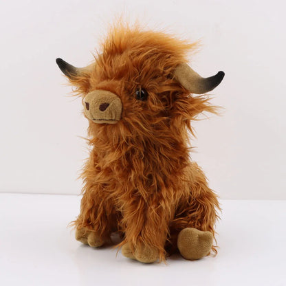 Peluche Vache Highland – Douceur et Confort Rustique