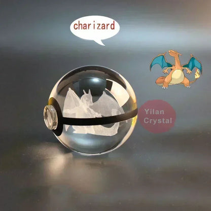 Kristall Pokeball mit 3D Effekt Realxo Mewtu Pikachu uvm. kaufen