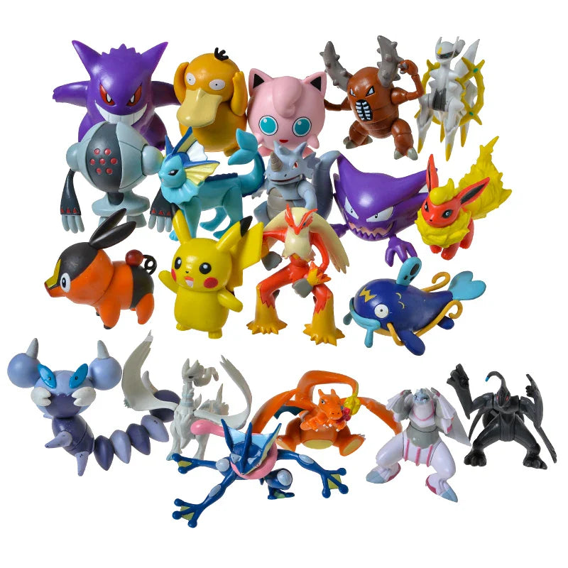 Lot de 20 Grandes Figurines Pokémon Collection 8-10 cm