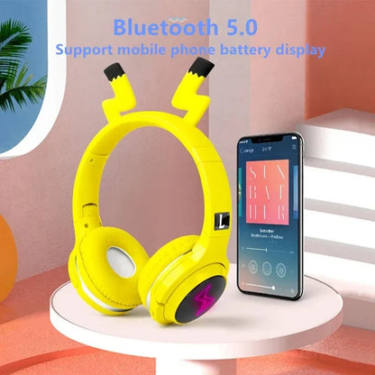 Écouteurs Bluetooth 5.0 Pikachu - Élégance et Qualité Sonore