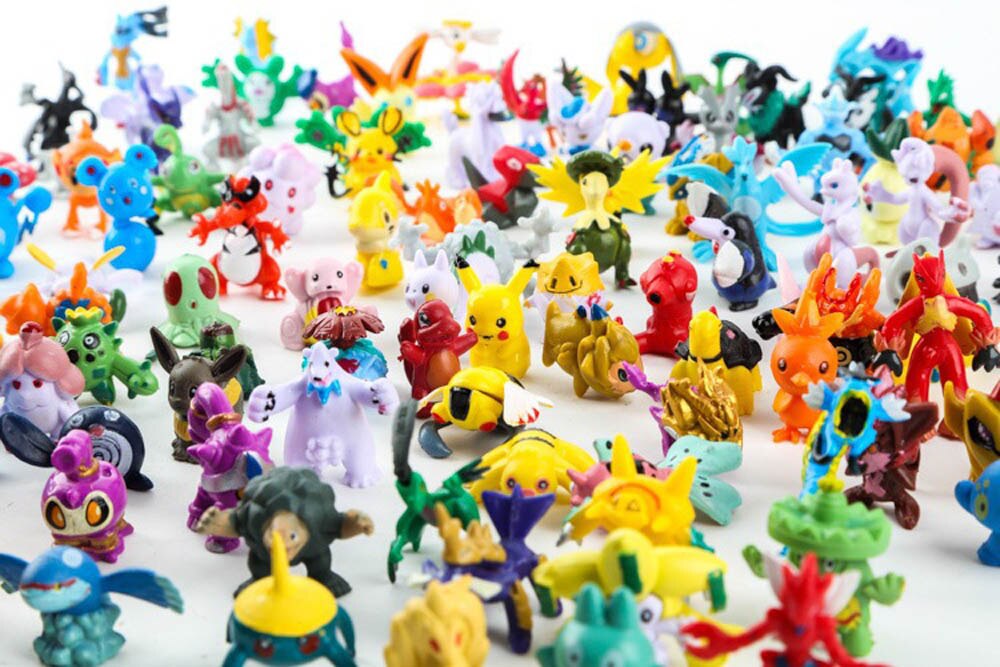 Collection de 432 Figurines Pokéball Pokémon en ABS