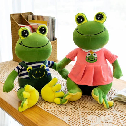 Doudou Grenouille Verte - Compagnon Doux et Réconfortant