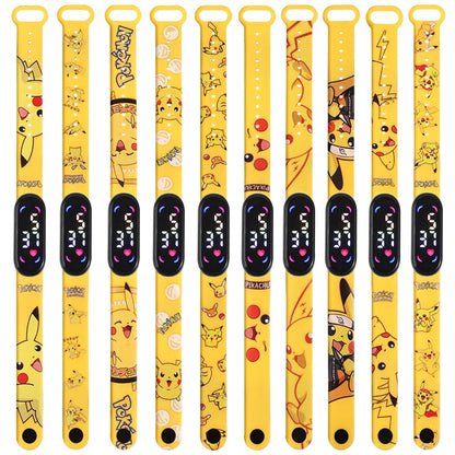 Montre LED Pokémon Pikachu pour Enfants