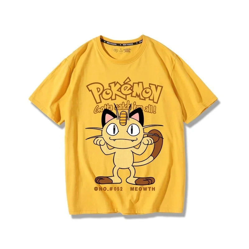 T-shirt d'été Pikachu à manches courtes