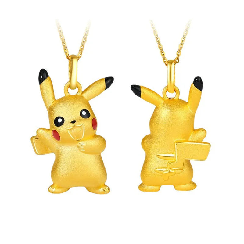 Süße Pokemon Pikachu Halsketten oder Ringe