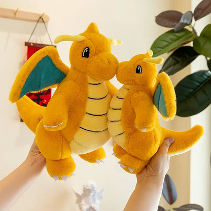 Dragoran Dragonite XXL 35/85 cm - Peluche Câline et Magique