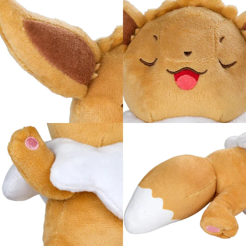 Peluche Eevee Evoli 25 cm - Compagnon idéal pour les fans de Pokémon