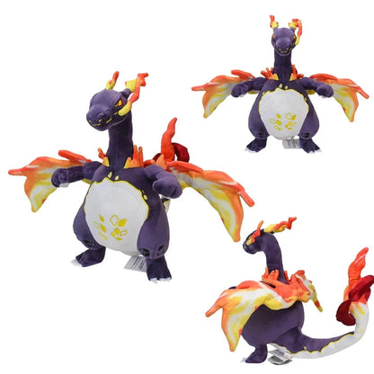 Schillernder Shiny Gigadynamax Glurak Charizard Plüsch Pokemon (ca. 38cm)