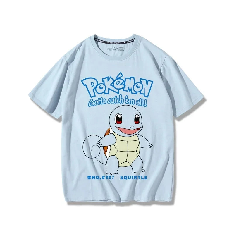 T-shirt d'été Pikachu à manches courtes