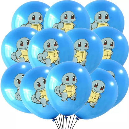 Ballons Colorés Pokémon pour Anniversaire (12 ou 24 pièces)