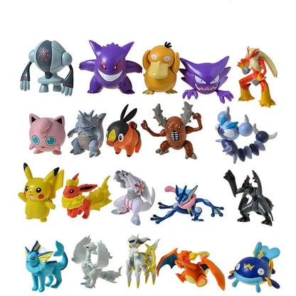 Lot de 20 Grandes Figurines Pokémon Collection 8-10 cm