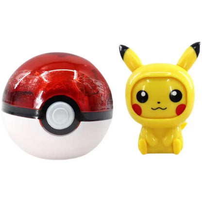 Pack de Figurines Pokémon avec Visages Interchangeables - 3 pièces