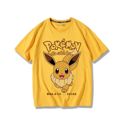 T-shirt d'été Pikachu à manches courtes